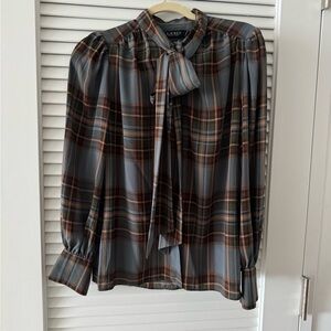 Plaid Ralph Lauren blouse